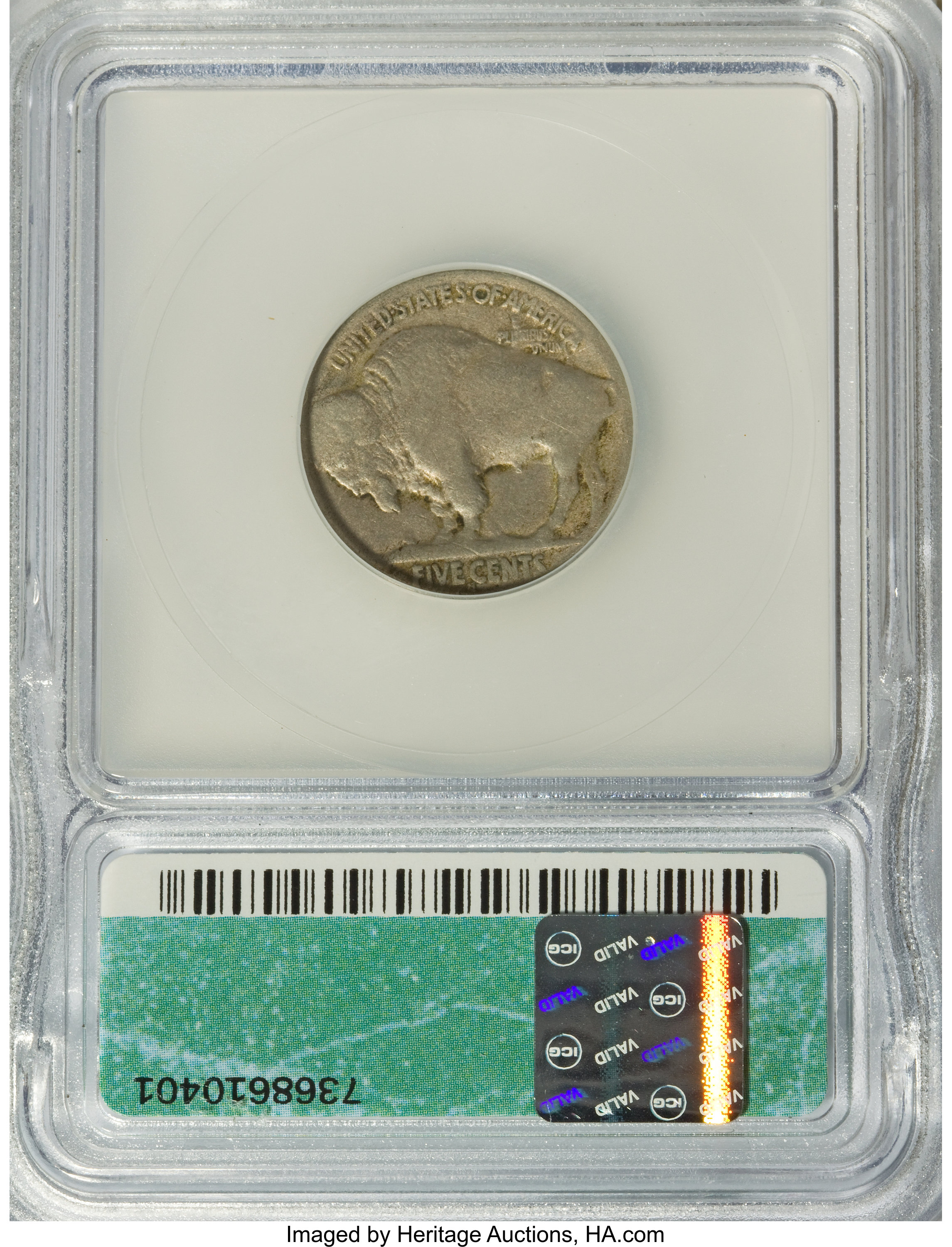 1913 5c Buffalo, Type 2 F15 thumbnail 2