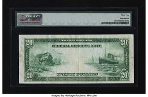 image for: Fr. 967 $20 1914 Federal Reserve Note PMG Choice Very Fine 35....