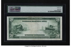 image for: Fr. 978 $20 1914 Federal Reserve Note PMG Very Fine 25....