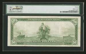 image for: Fr. 1071 $50 1914 Federal Reserve Note PMG Very Fine 20....