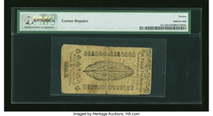 image for: New Jersey April 8, 1762 30s PMG Fine 12 Net....