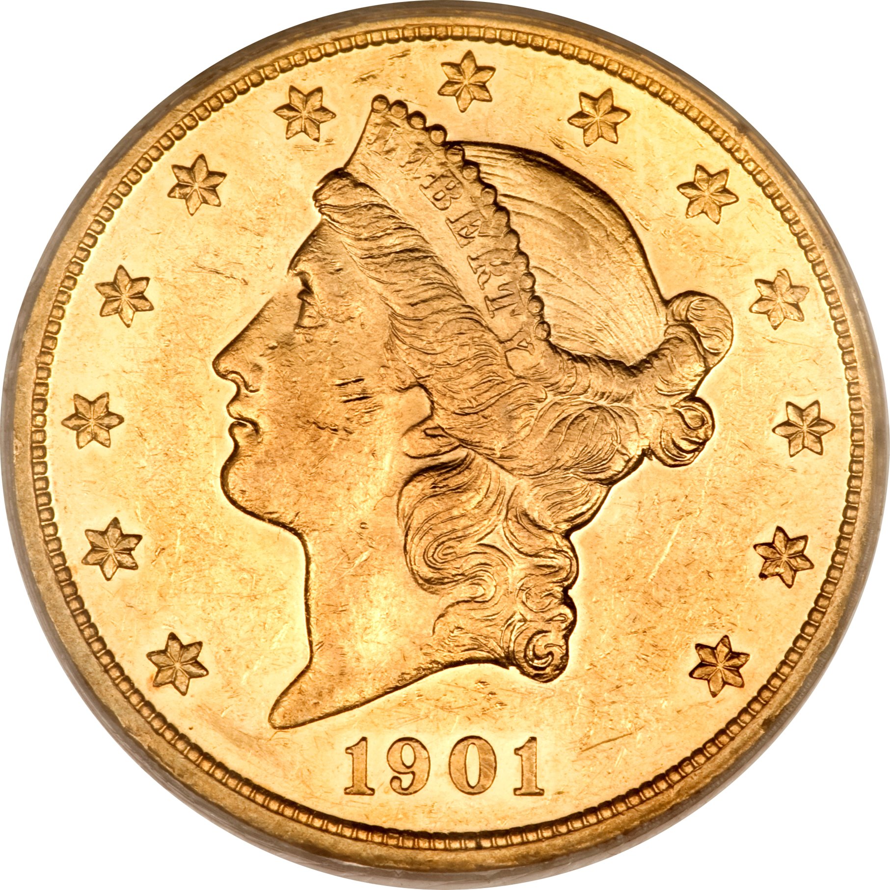 image for: 1901 $20 PR55 PCGS....