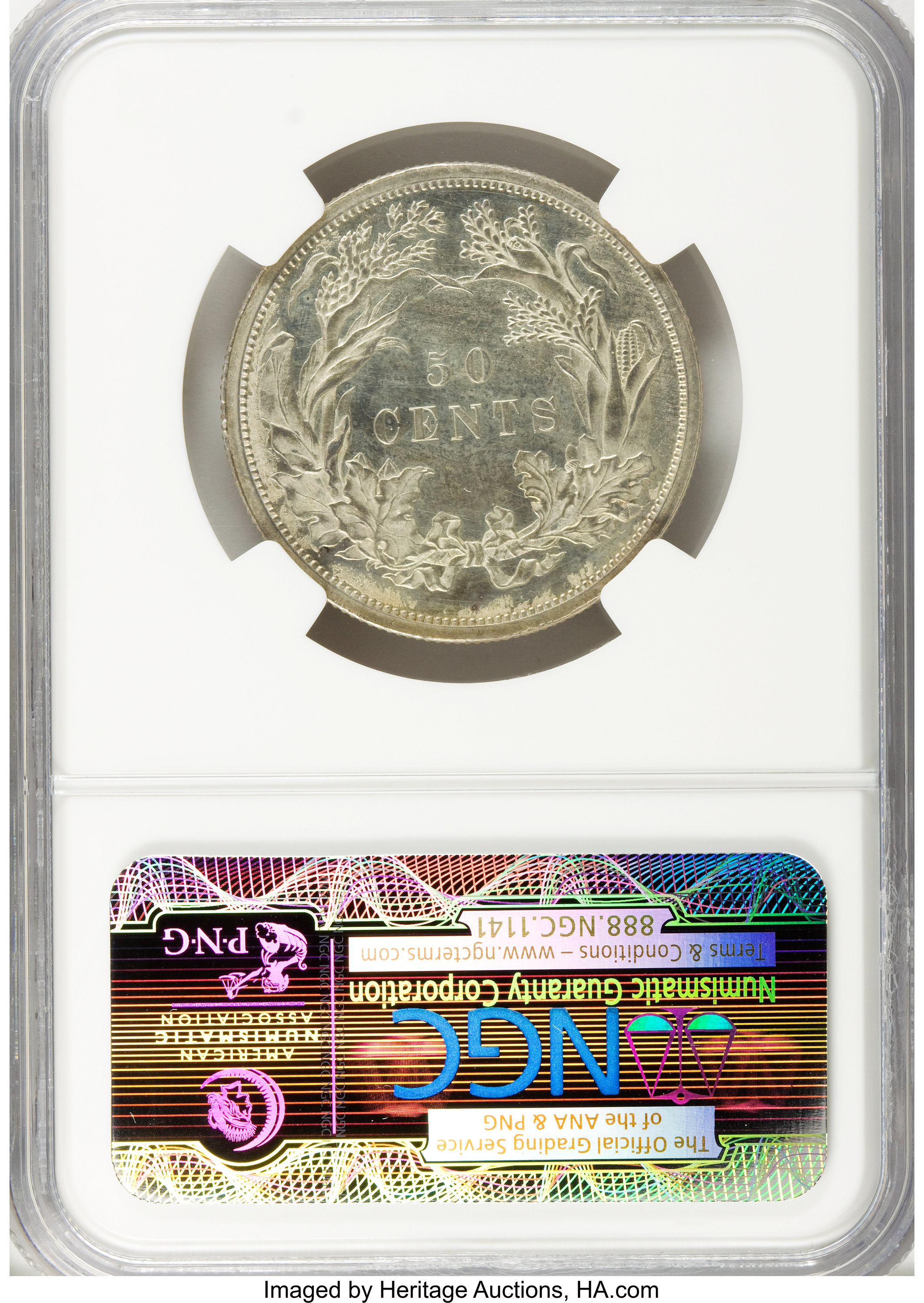 image for: 1859 P50C Half Dollar, Judd-251, Pollock-290, High R.7, PR61 NGC....