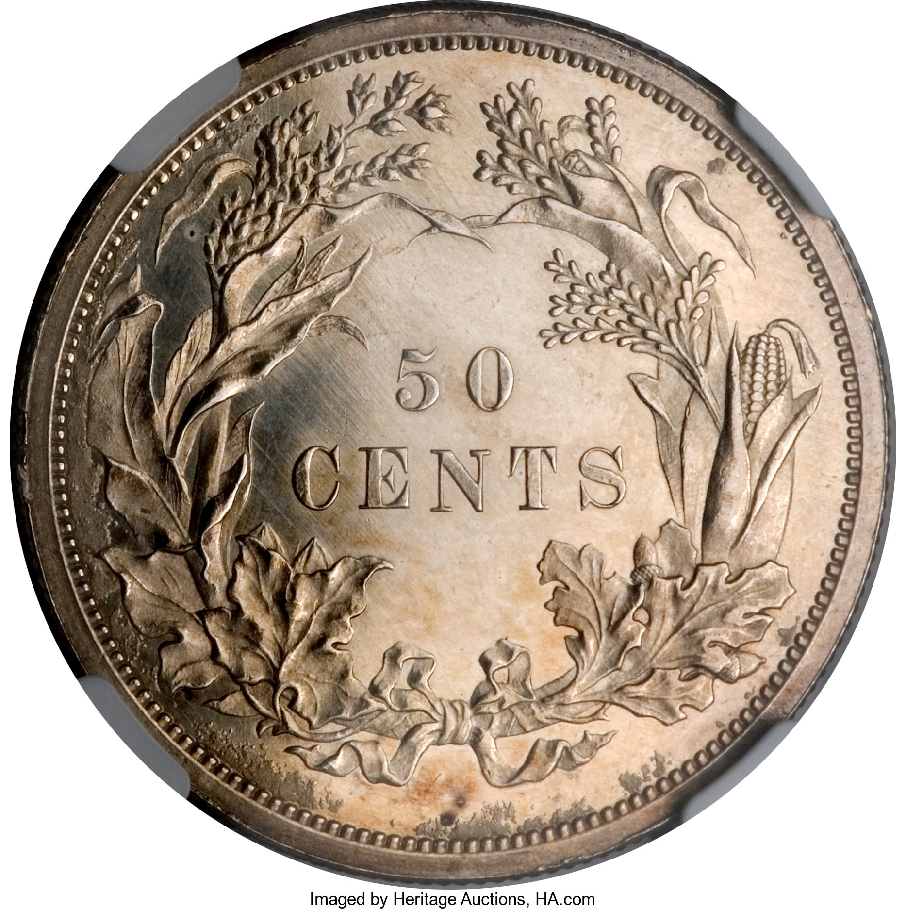 image for: 1859 P50C Half Dollar, Judd-251, Pollock-290, High R.7, PR61 NGC....