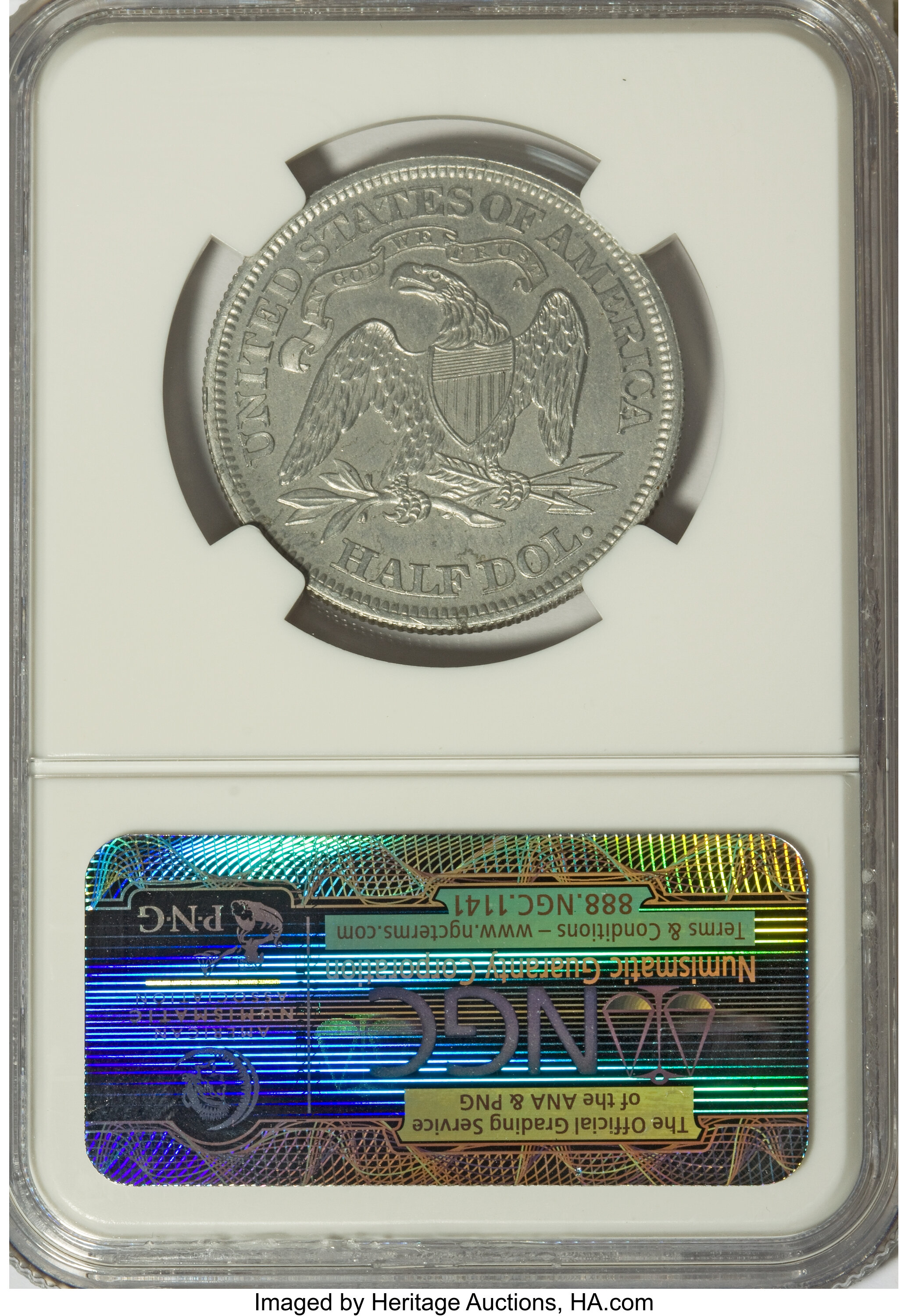 image for: 1863 50C Half Dollar, Judd-344, Pollock-416, High R.7, PR64 NGC....