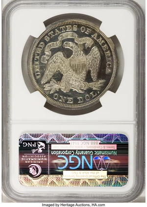 image for: 1871 $1 Dollar, Judd-1138A, Pollock-1276, R.8, PR62 NGC....
