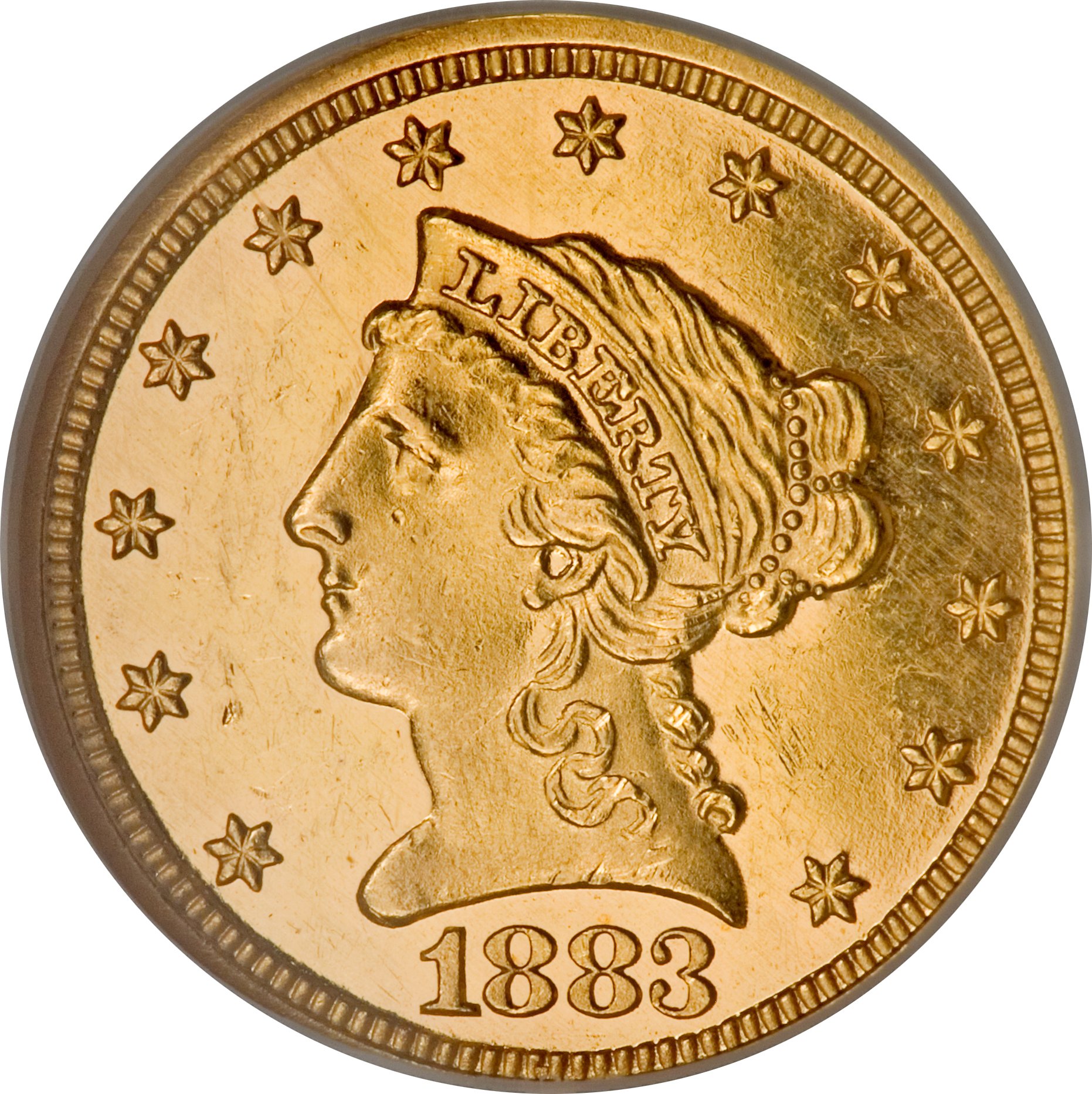 image for: 1883 $2 1/2 PR62 Cameo NGC....