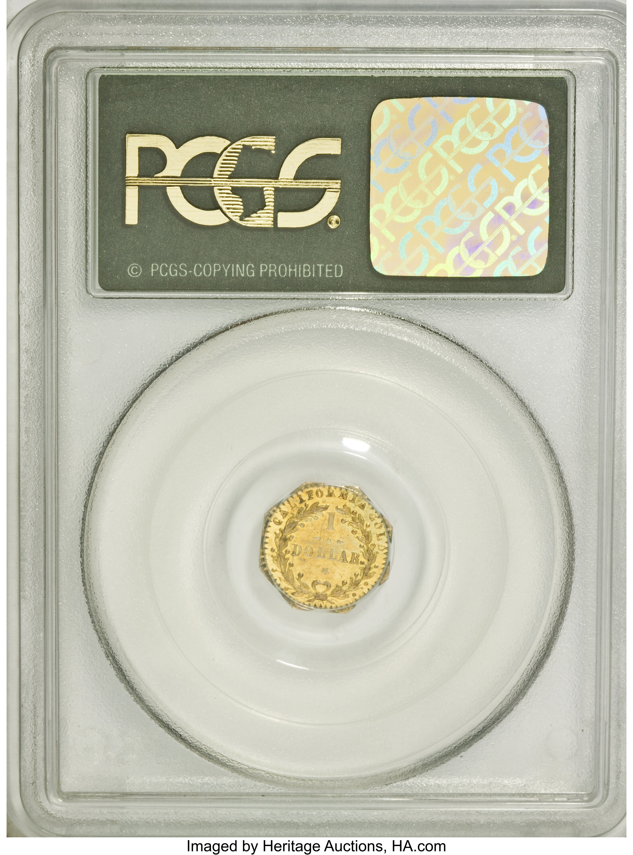 image for: 1875 $1 Indian Octagonal 1 Dollar, BG-1126, R.5, AU58 PCGS....