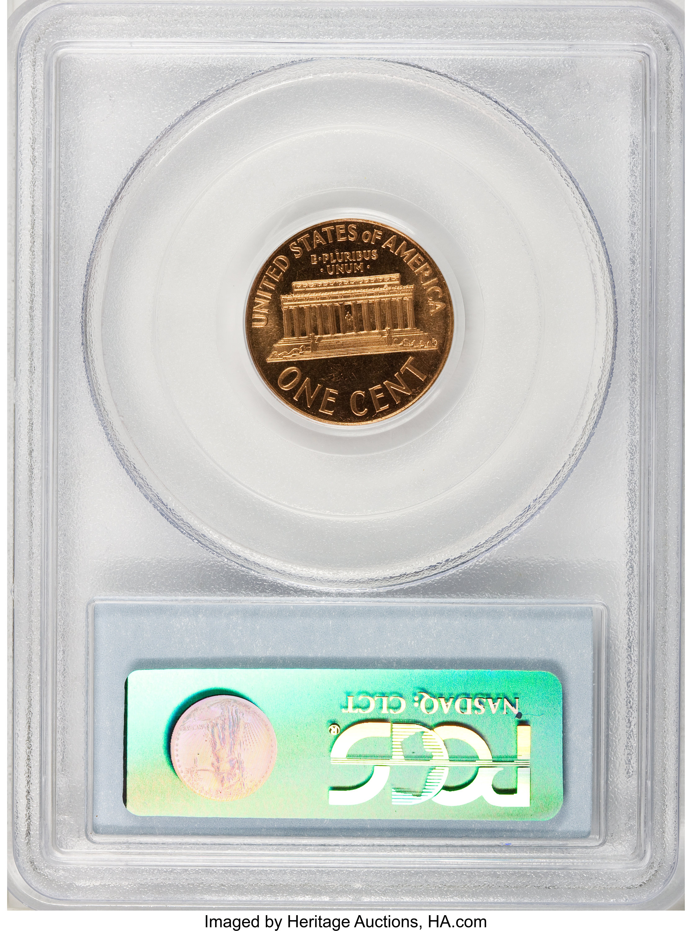 image for: 1965 1C SMS MS65 Red Cameo PCGS. PCGS Population (33/6). NGC Census: (20/28).   (#83290)...