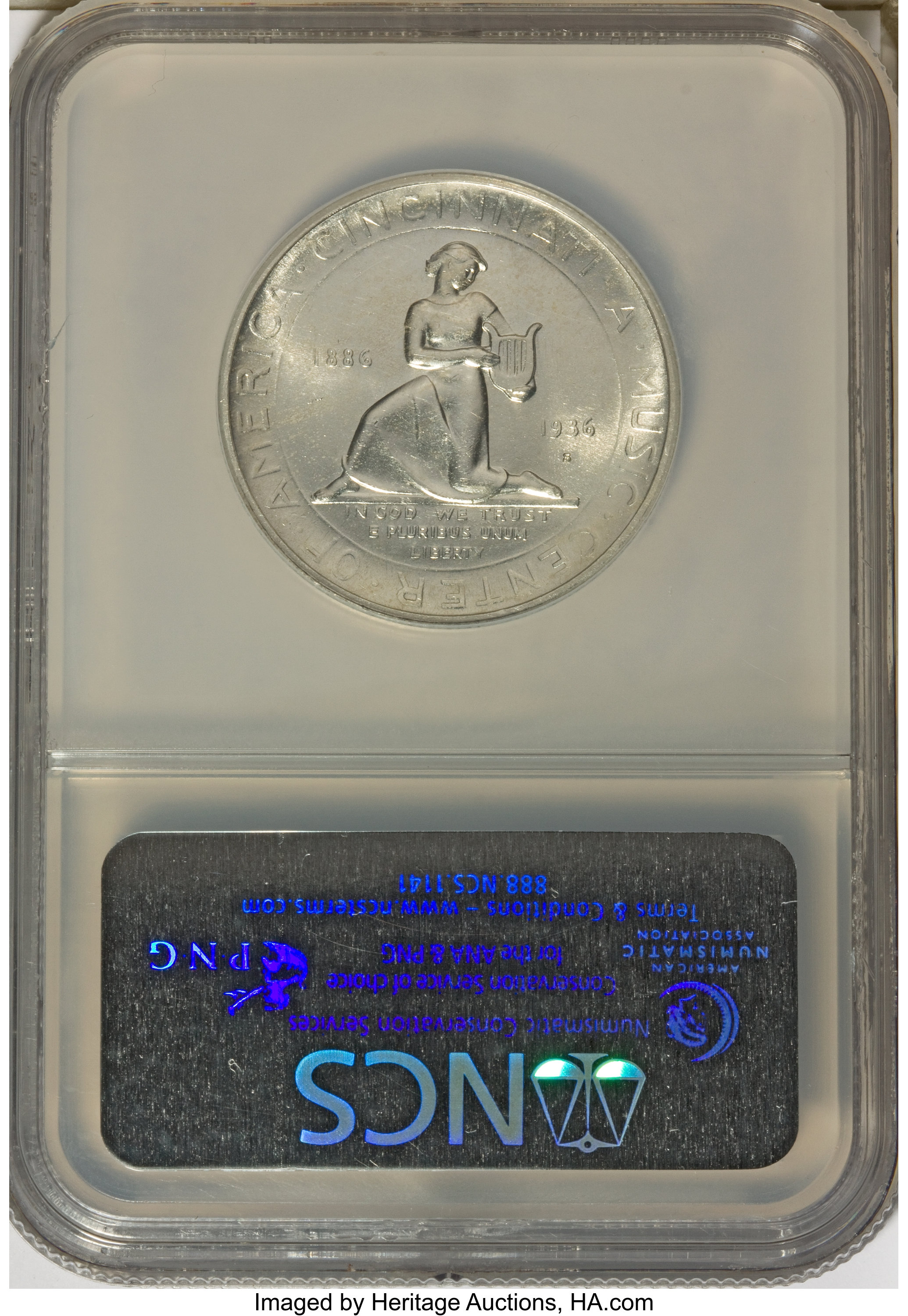 1936-S 50c Cincinnati Music Center AU55 thumbnail 6