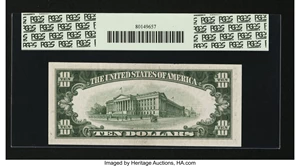 image for: Fr. 2007-B $10 1934B Federal Reserve Note. PCGS Very Choice New 64PPQ....