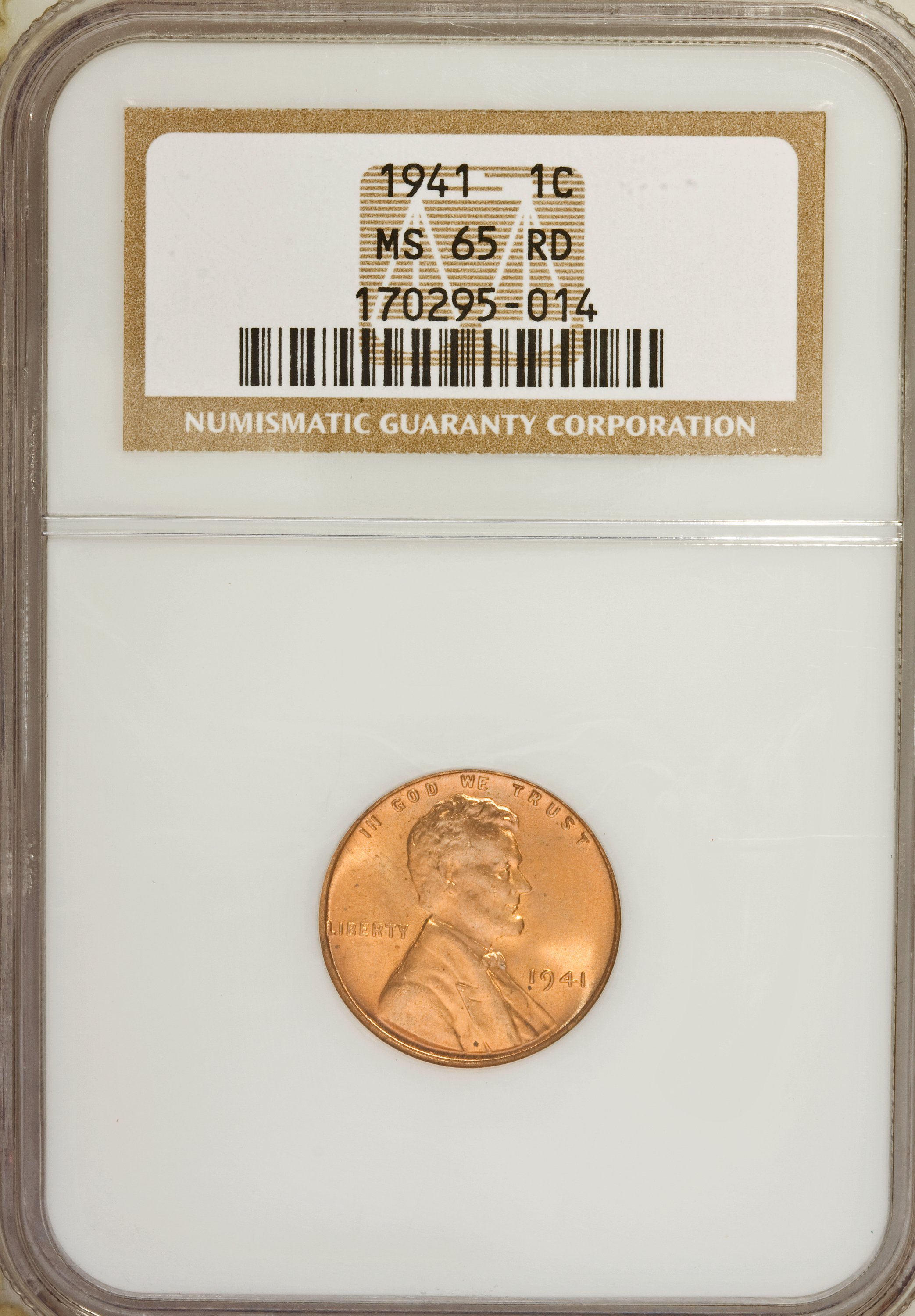 1941 1c MS RD MS63 RD CAC thumbnail 13
