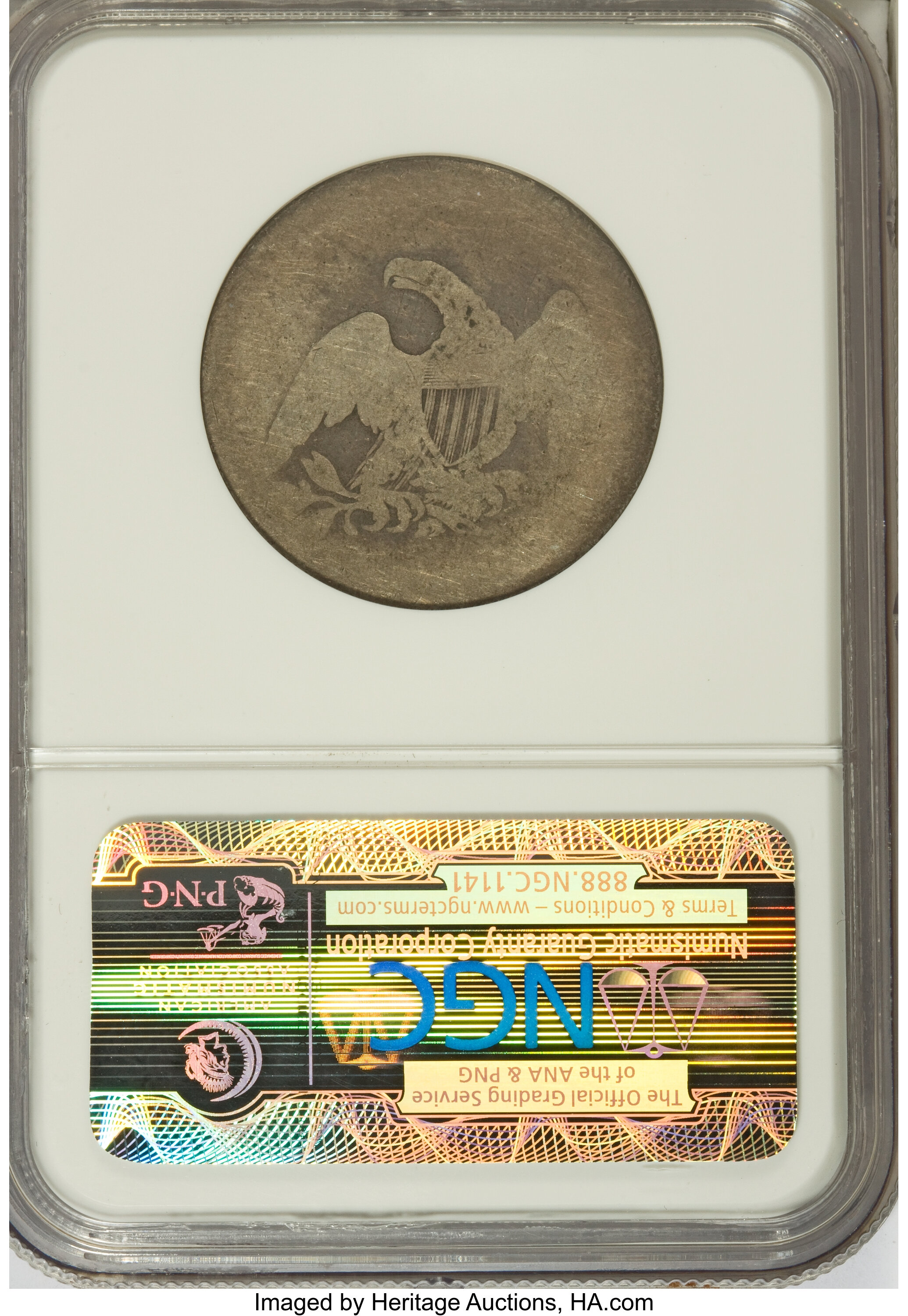 1837 50c Reeded Edge G6 thumbnail 10