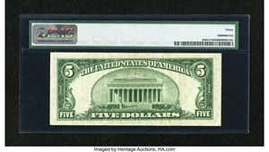image for: Fr. 1956-E* $5 1934 Mule Federal Reserve Note. PMG Very Fine 30....