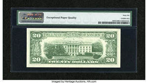 image for: Low Serial Number Fr. 2070-E $20 1969C Federal Reserve Note. PMG Gem Uncirculated 66 EPQ....