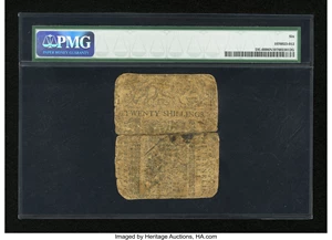 image for: Delaware May 1, 1758 20s PMG Good 6 Net....
