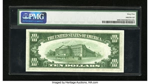 image for: Fr. 2006-D $10 1934A Federal Reserve Note. PMG Gem Uncirculated 65....