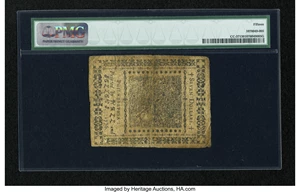 image for: Continental Currency May 9, 1776 $7 PMG Choice Fine 15....