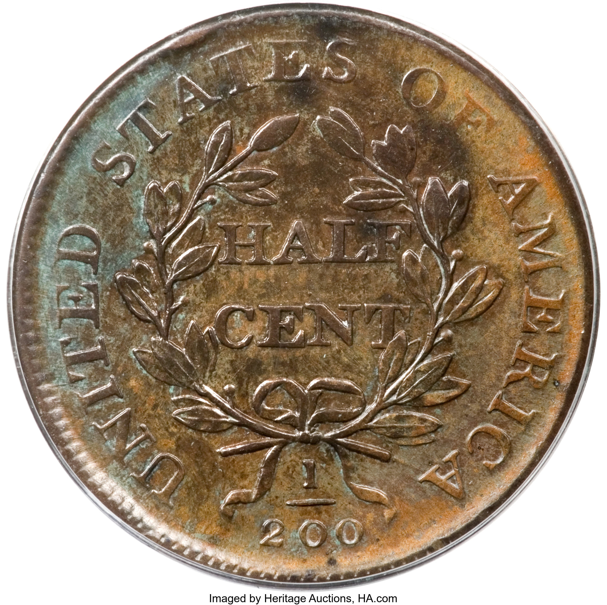 1808 1/2c MS BN MS61 BN thumbnail 3