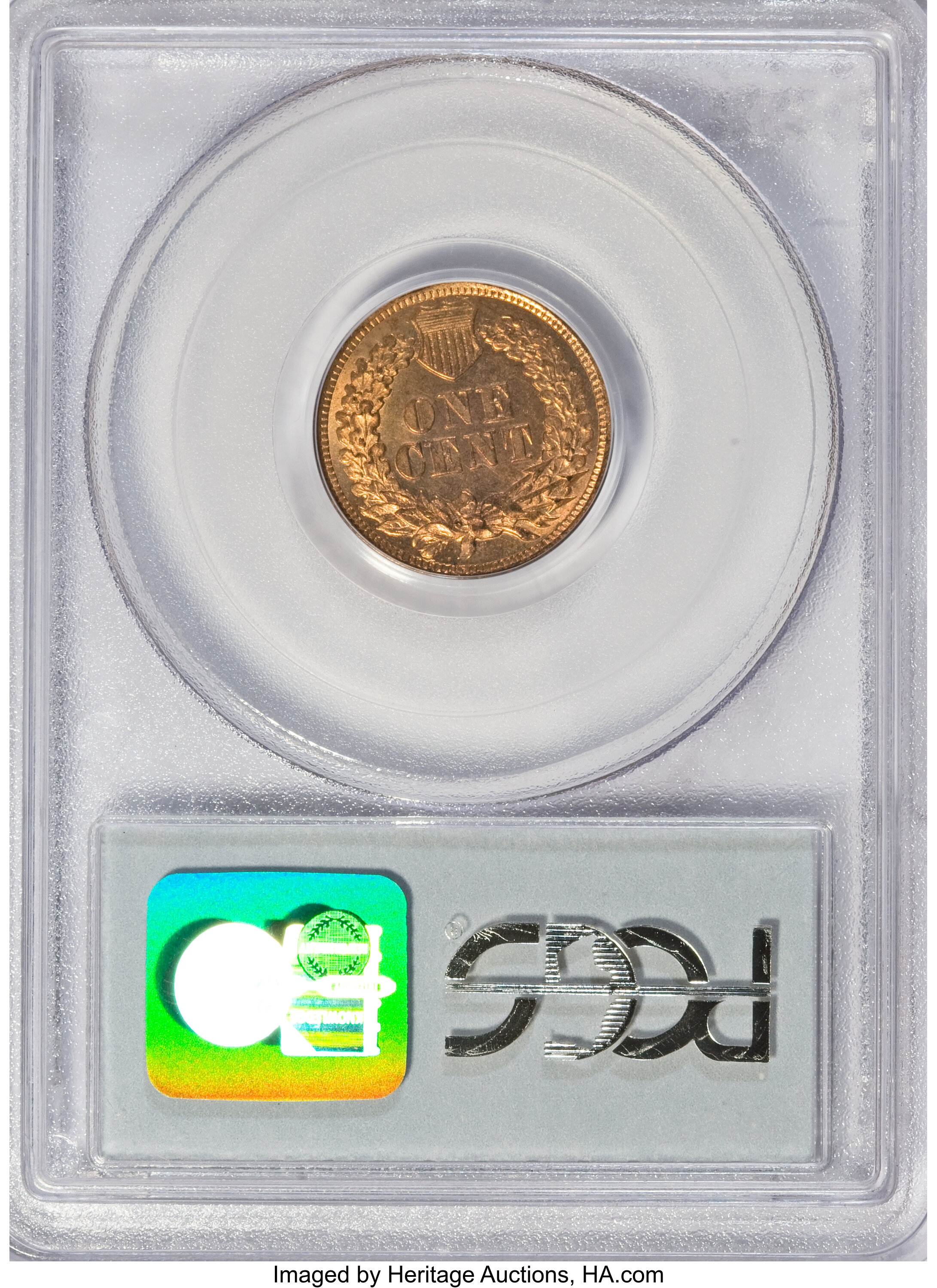image for: 1867/67 1C MS64 Red PCGS....
