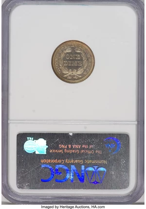 image for: 1855 10C Arrows PR64 NGC....