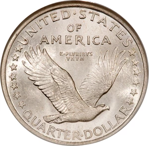 image for: 1916 25C MS67 NGC....
