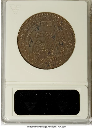 image for: 1817/4 50C --Corroded--ANACS. XF Details....