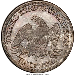 image for: 1854-O 50C Arrows MS68 NGC....