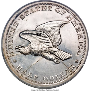 image for: 1839 P50C Seated Liberty Half Dollar, Judd-102 Restrike, Pollock-113, High R.7, PR63 PCGS....