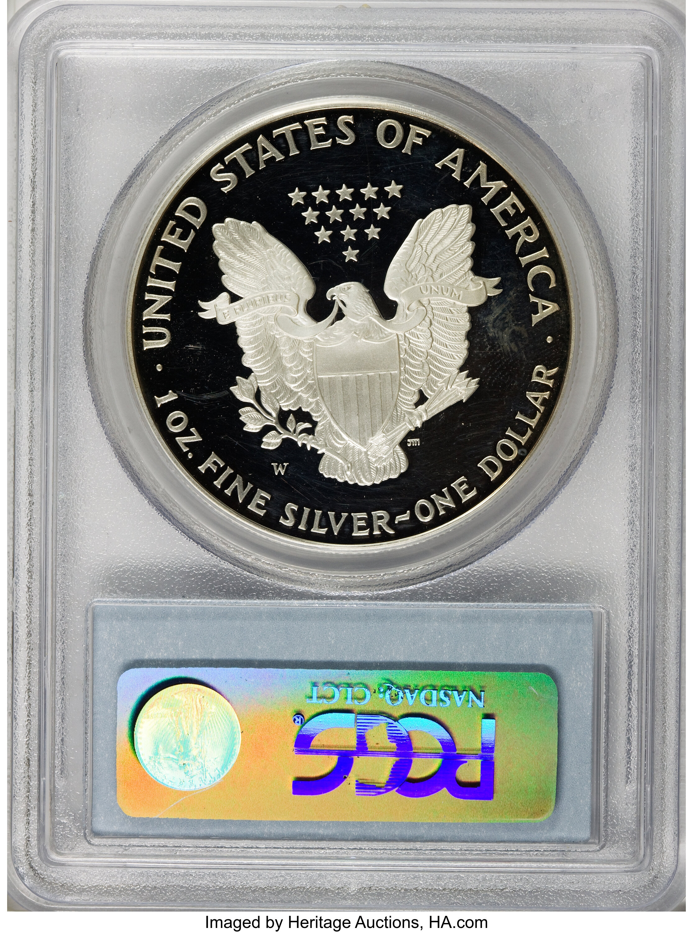 1995-W $1  Silver Eagle PR DCAM PR64 DCAM thumbnail 8