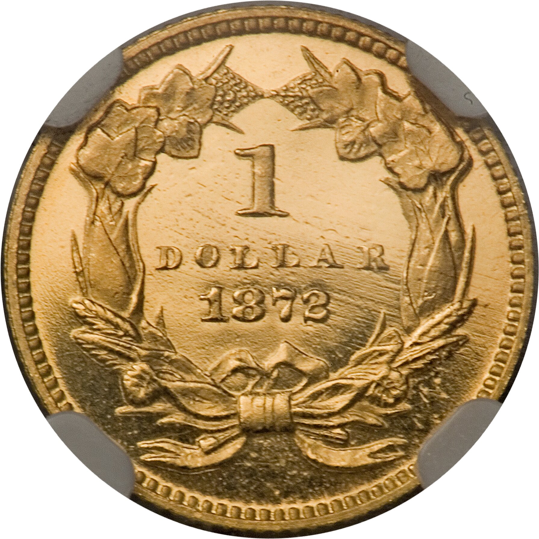 image for: 1872 G$1 PR66 Ultra Cameo NGC....