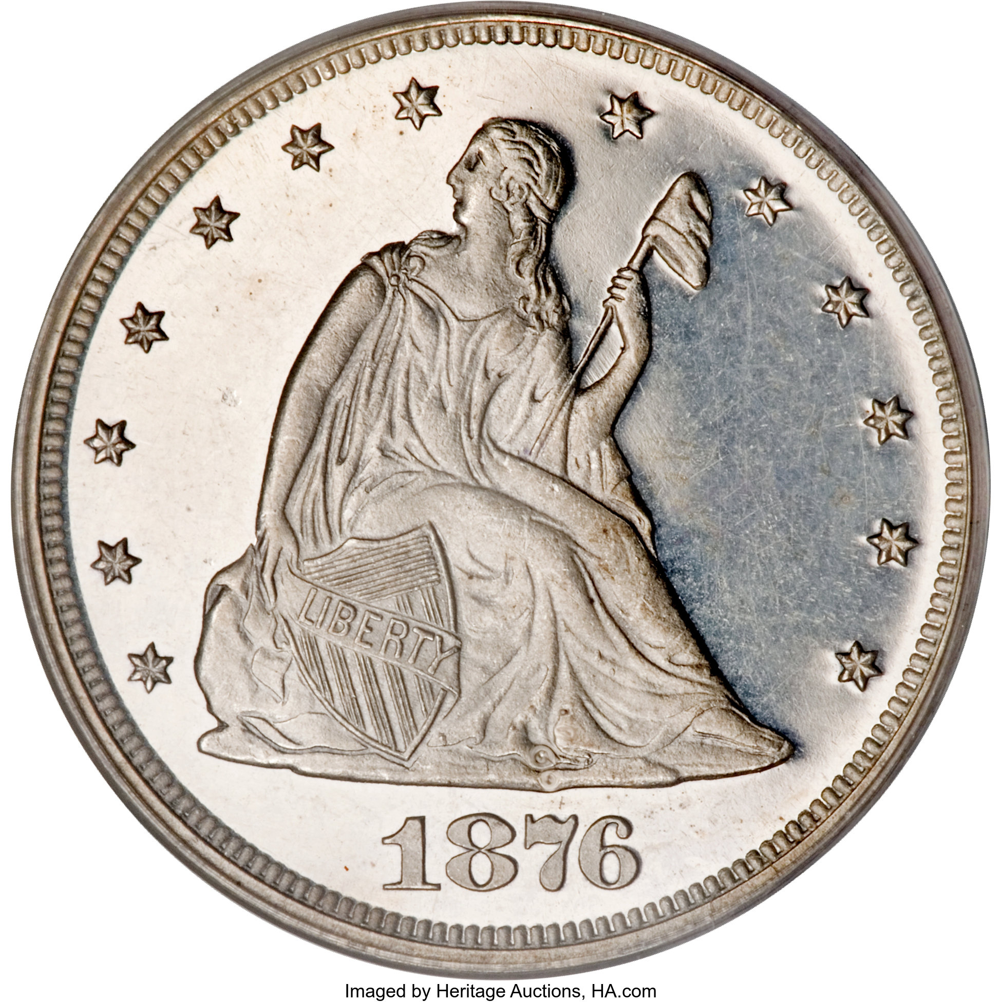 image for: 1876 20C PR64 Deep Cameo PCGS....