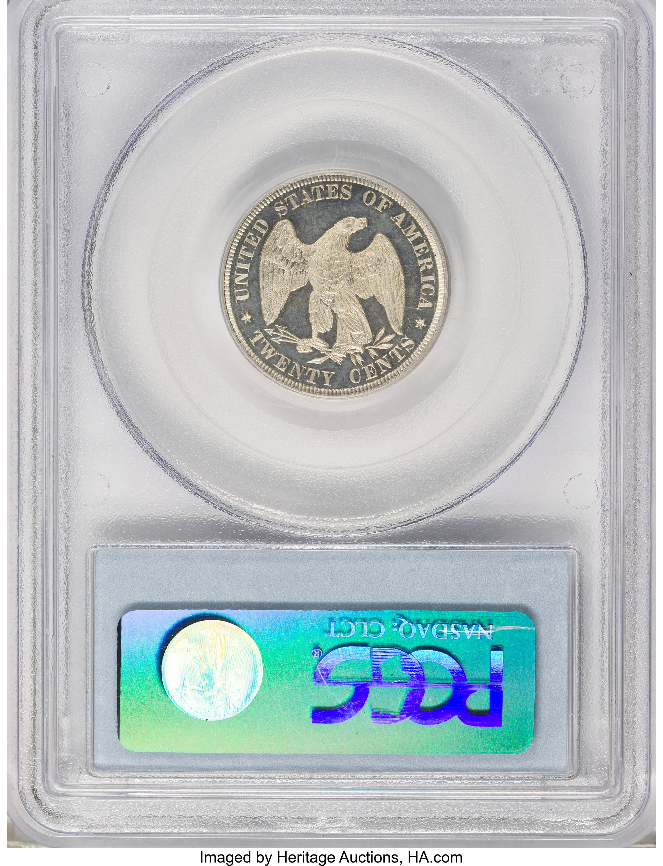 image for: 1876 20C PR64 Deep Cameo PCGS....