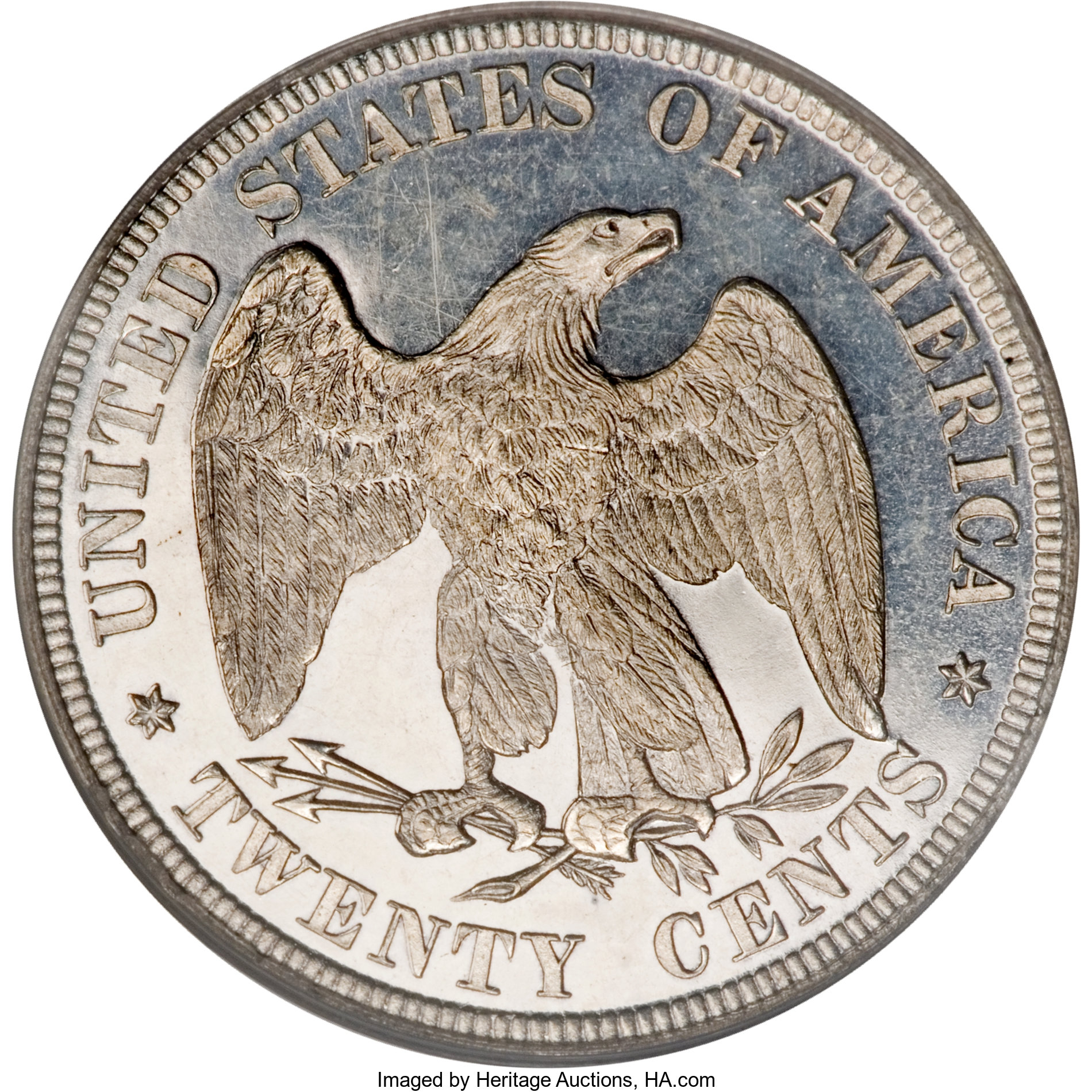 image for: 1876 20C PR64 Deep Cameo PCGS....