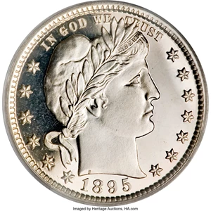image for: 1895 25C PR67 Deep Cameo PCGS....