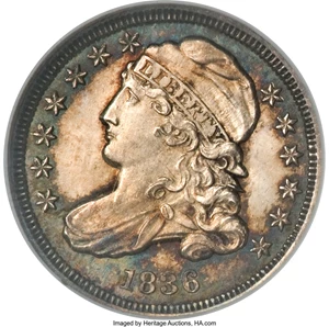 image for: 1836 10C MS66 NGC....