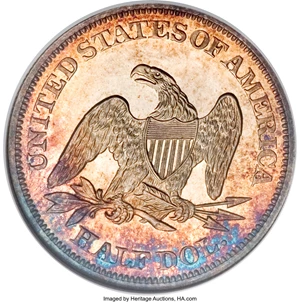 image for: 1860 50C PR67 Cameo NGC....