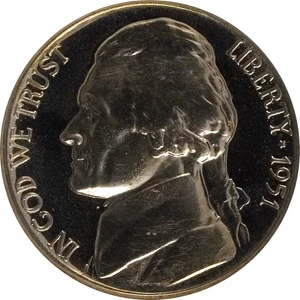 image for: 1951 5C PR69 Cameo NGC. NGC Census: (14/0). PCGS Population (0/0). Numismedia Wsl. Price for NGC/PCGS coin in PR69: $1,075...