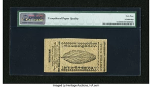 image for: New Jersey June 22, 1756 12s PMG Choice Uncirculated 64 EPQ....