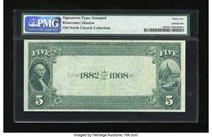 image for: San Francisco, CA - $5 1882 Date Back Fr. 532 The First NB Ch. # (P)1741...
