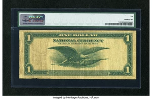 image for: Fr. 745 $1 1918 Federal Reserve Bank Note PMG Very Good 10....