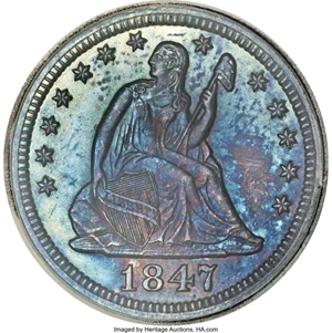 image for: 1847 25C PR64 ICG....