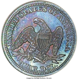 image for: 1847 25C PR64 ICG....