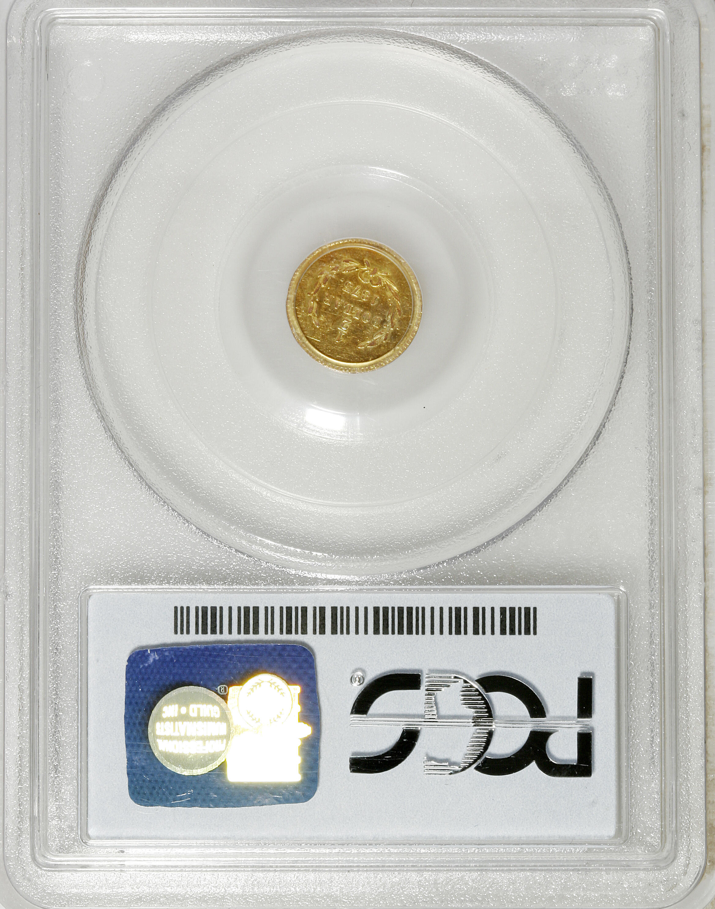 image for: 1873 50C Liberty Round 50 Cents, BG-1012, High R.5, MS62 PCGS. PCGS Population (3/15). NGC Census: (1/4).   (#10841)...