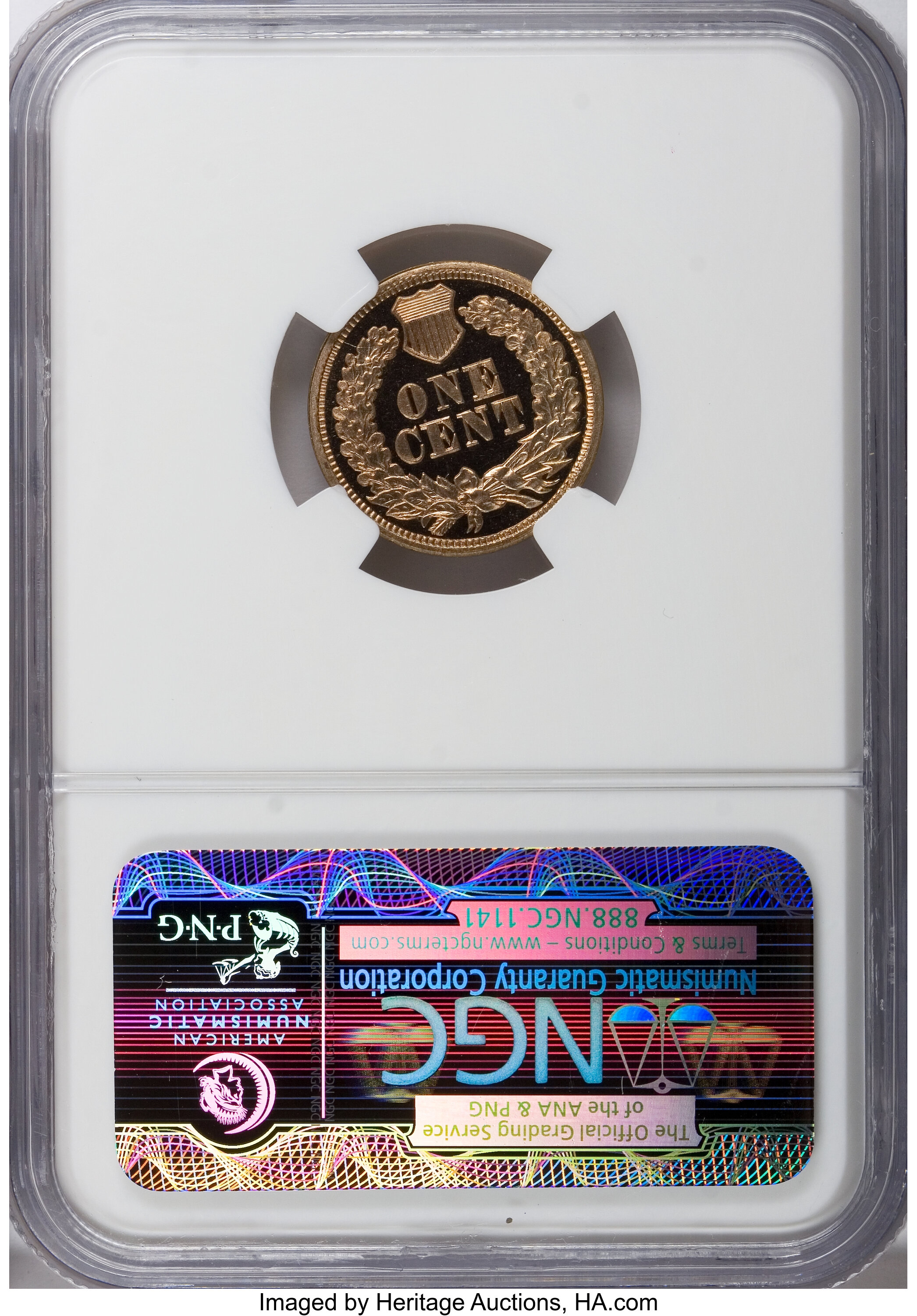 image for: 1864 1C Copper Nickel PR65 Ultra Cameo NGC....