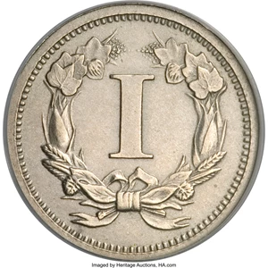 image for: 1868 1C One Cent, Judd-605, Pollock-670, R.5, PR62 PCGS....