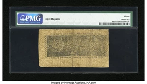 image for: Maryland April 10, 1774 $1/6 PMG Net Choice Fine 15....