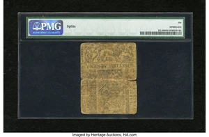 image for: Delaware May 1, 1758 20s PMG Good 6 Net....