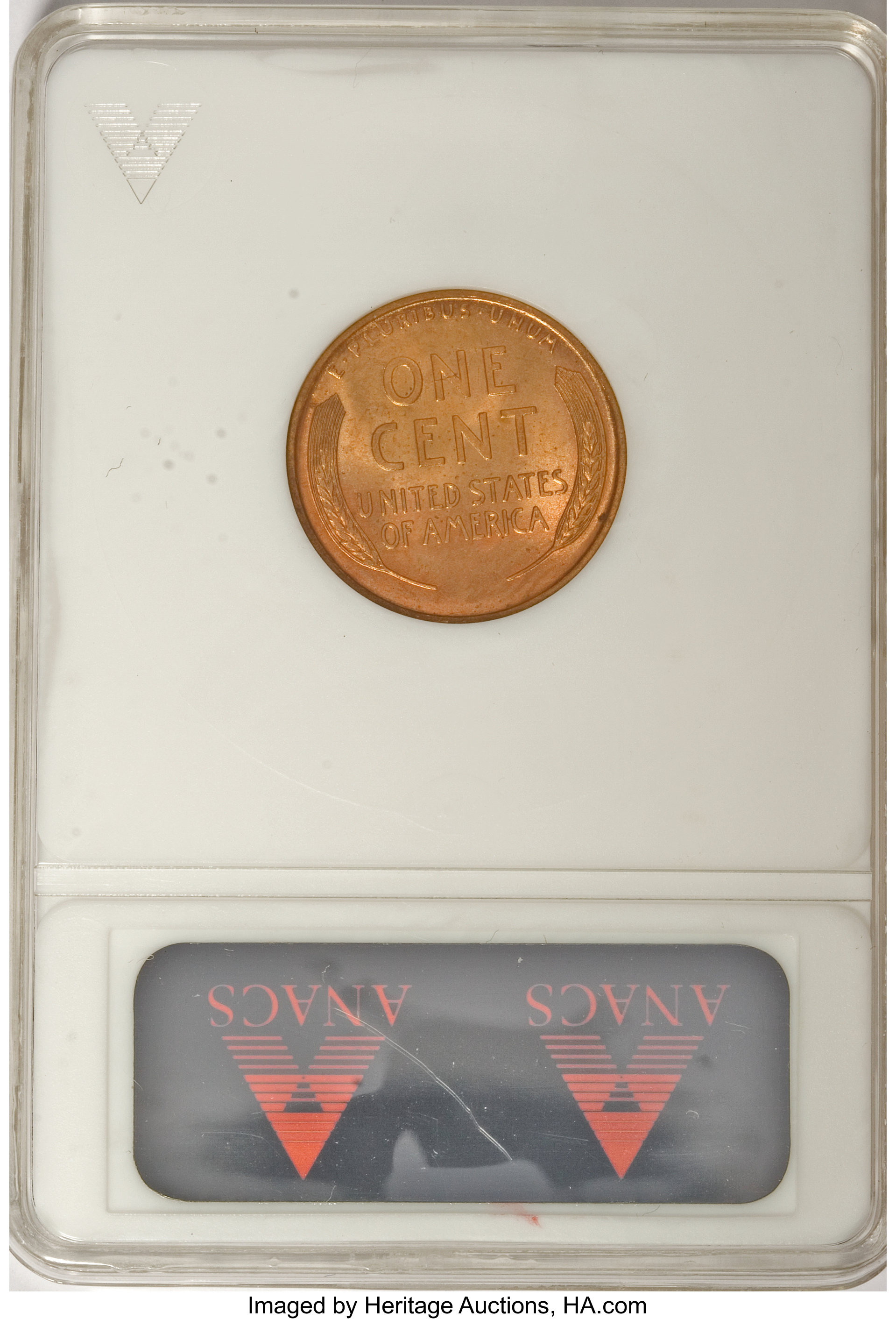 1909-S/S 1c Lincoln, S over Horizontal S MS RD MS61 RD thumbnail 2