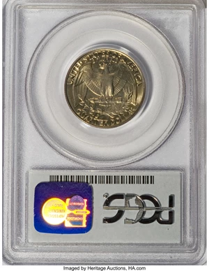 image for: 1984-D 25C MS66 PCGS. PCGS Population (72/7). NGC Census: (5/1). Mintage: 546,483,072. Numismedia Wsl. Price for NGC/PCGS c...